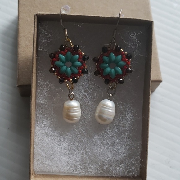 New earrings One of a kind handmade jewelry - Picture 5 of 5